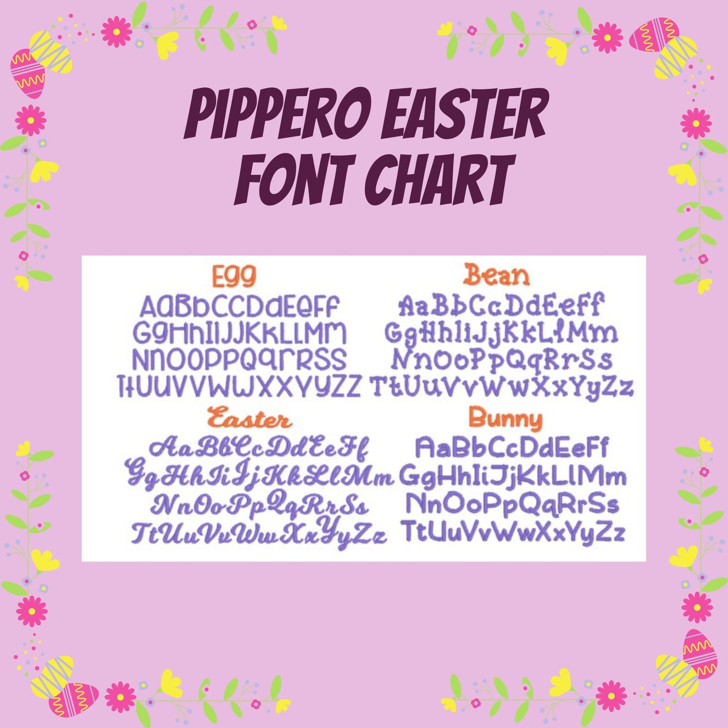 Personalized Bunny with Carrots Design Embroidered Kid's Easter Egg Candy Basket