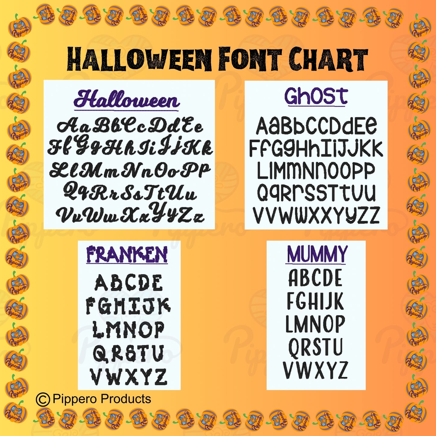Personalized Halloween Trick-or-Treat Basket – Embroidered Kids Candy Bag