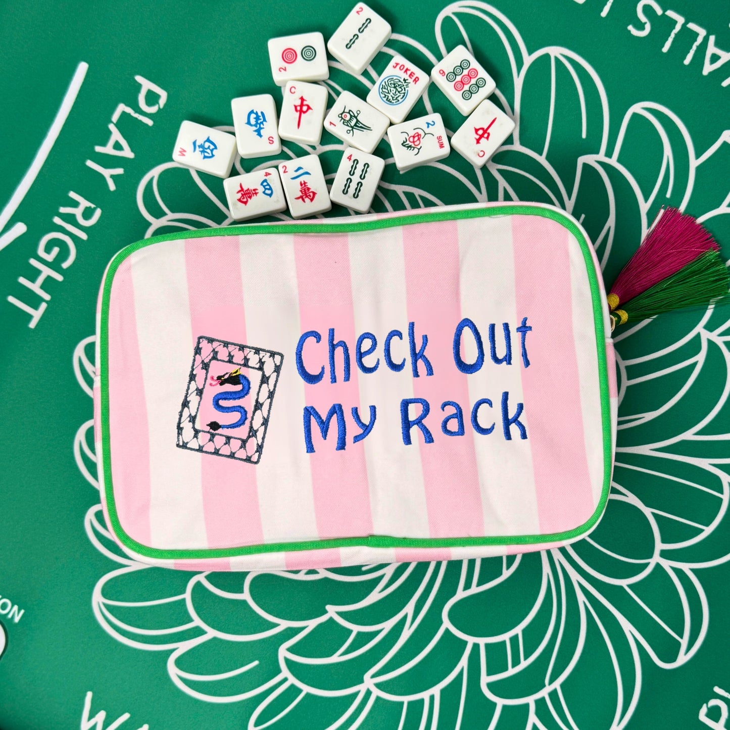 Check Out My Rack Mahjong Tiles Bag