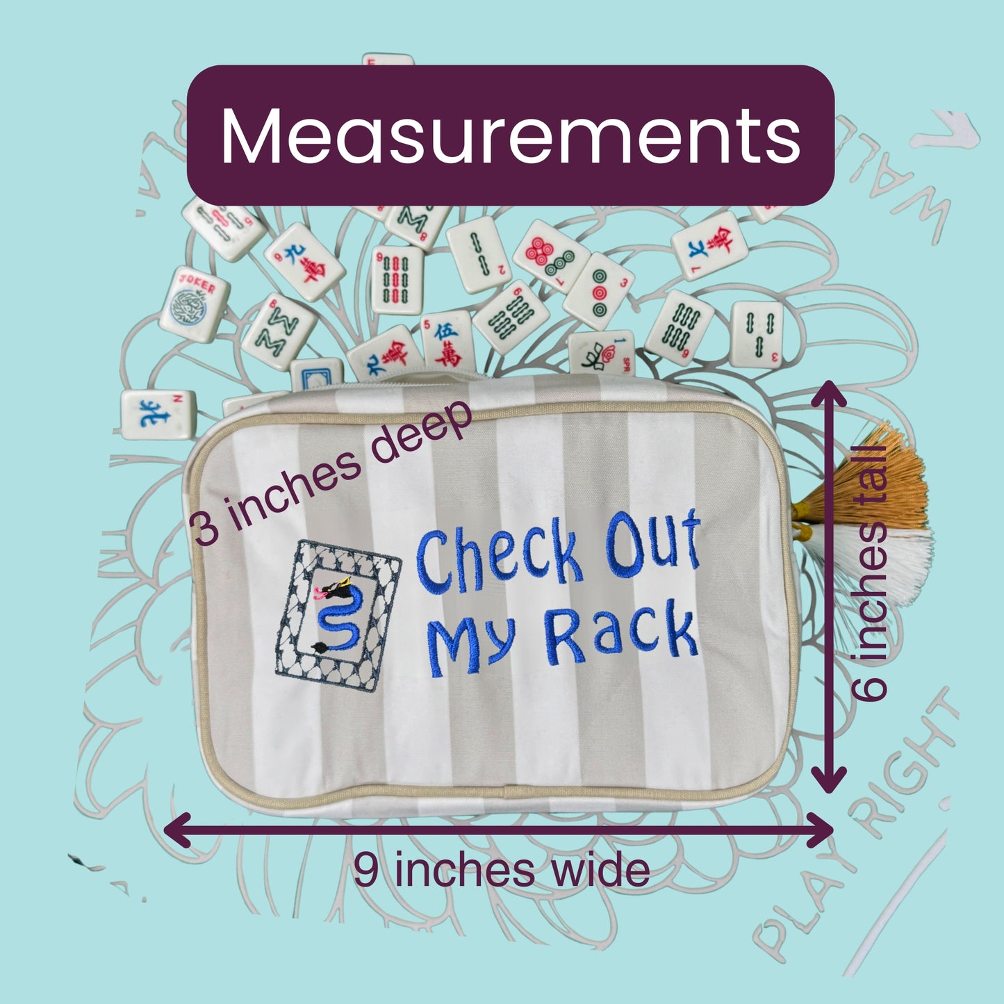Check Out My Rack Mahjong Tiles Bag