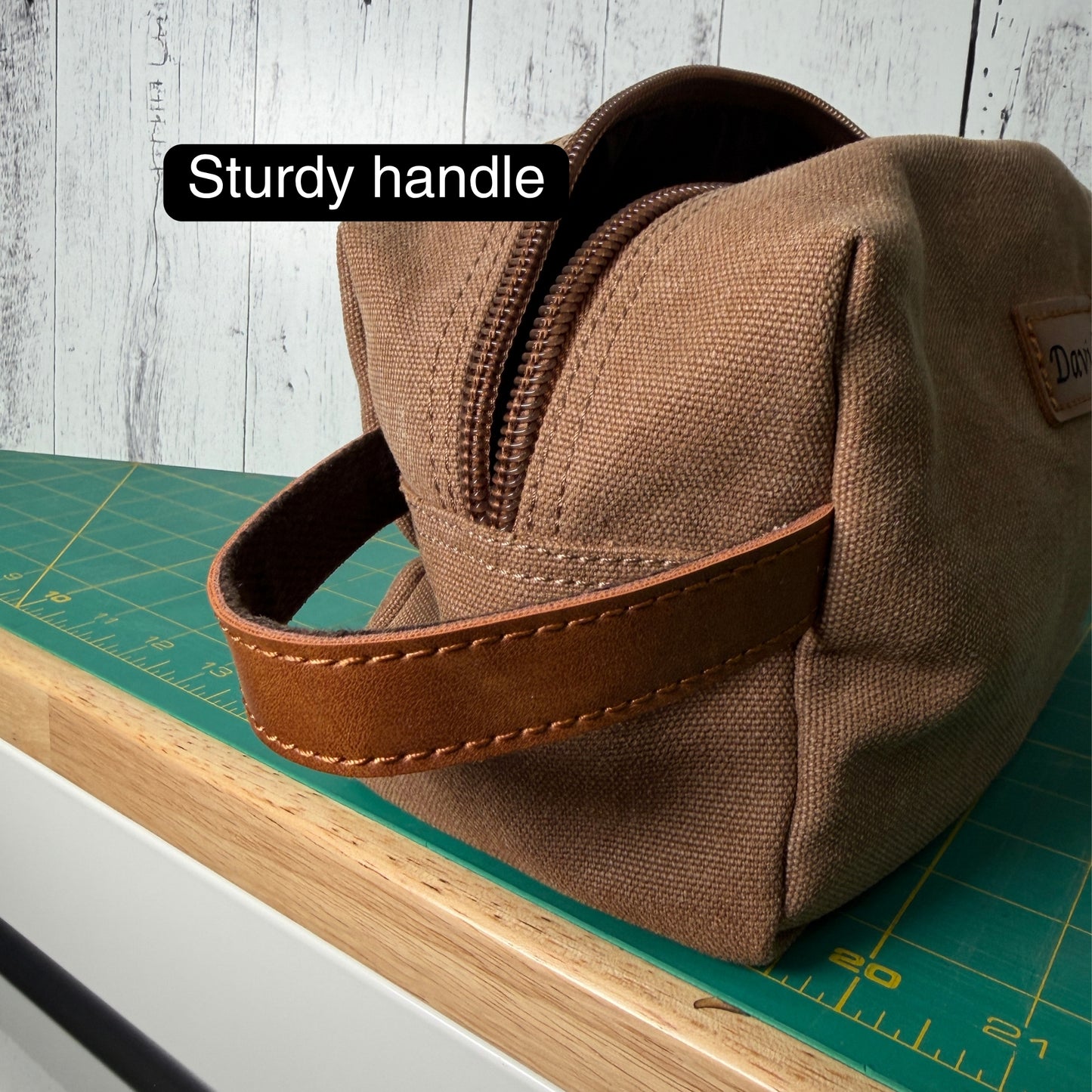 Personalized Men's Dopp kit toiletry bag