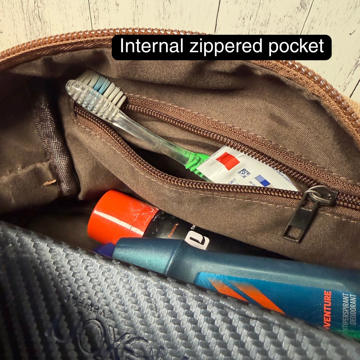Personalized Men's Dopp kit toiletry bag