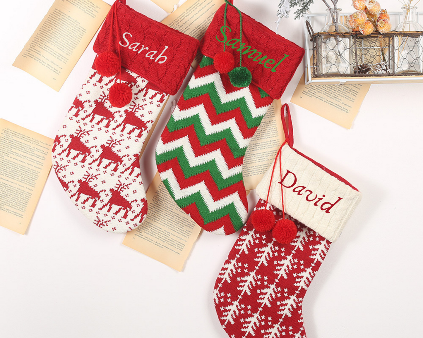 Personalized Stocking | Custom Stocking - Family Stockings - Christmas Stocking